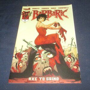 Barbaric Axe To Grind #1 (Vault comics, 2022) Cover B Variant